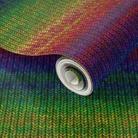 Large Rainbow Knit