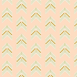 blush gold chevron small