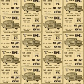 E is For Edsel 1958 Ranger Pacer advertisement