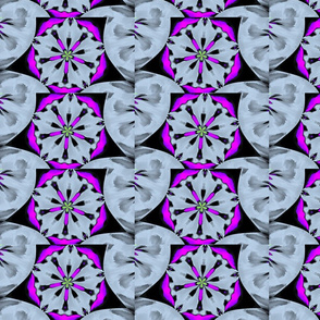 pattern purple flower-ed
