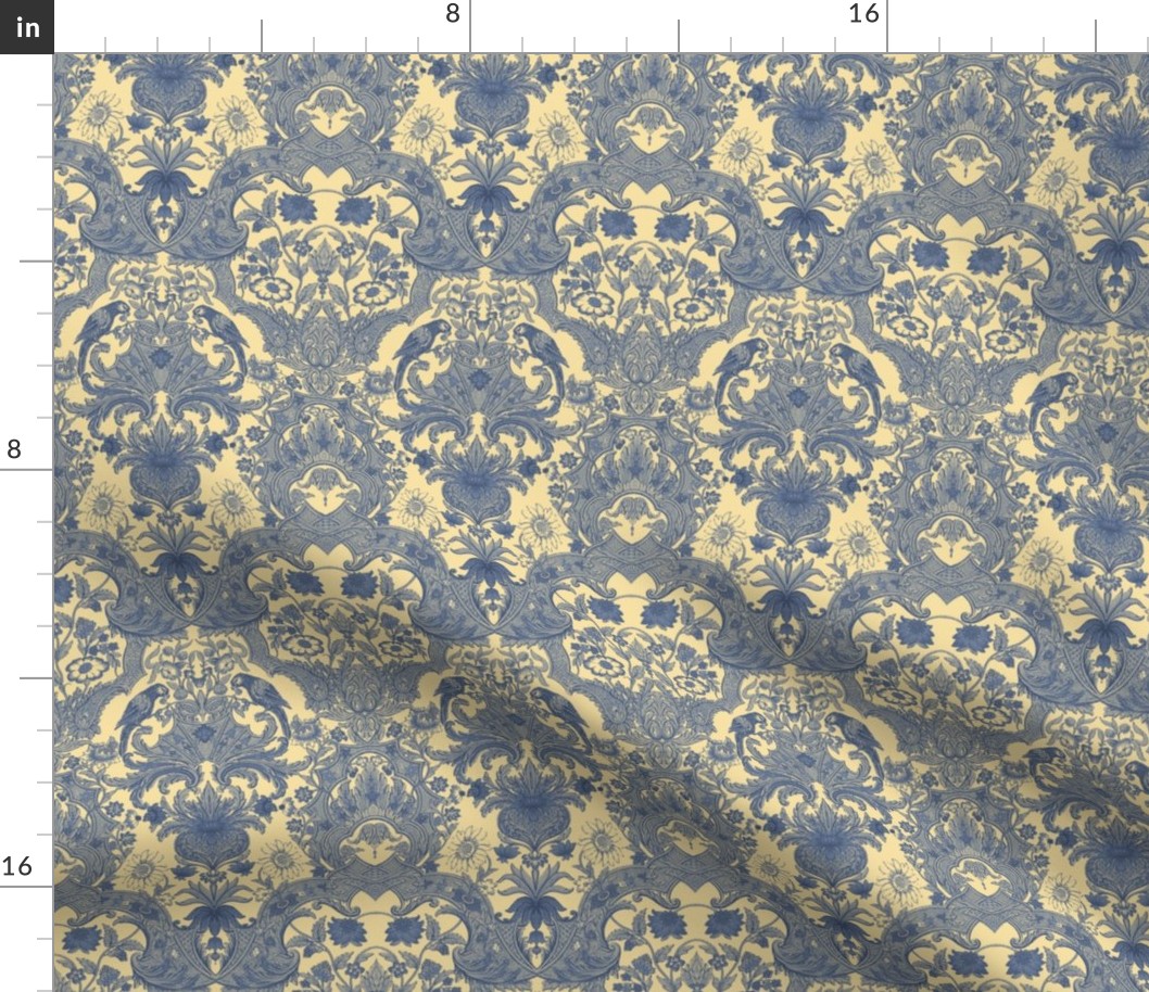 Parrot Damask ~ Provencal ~ Small