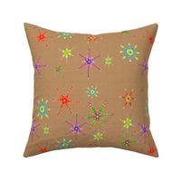 Colorful Snowflakes Gift Wrap