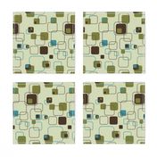 Groovy Cubes - 9in (teal)