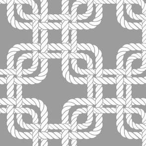 Rope squares grey