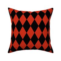 Harlequin Diamonds ~ Black And Red