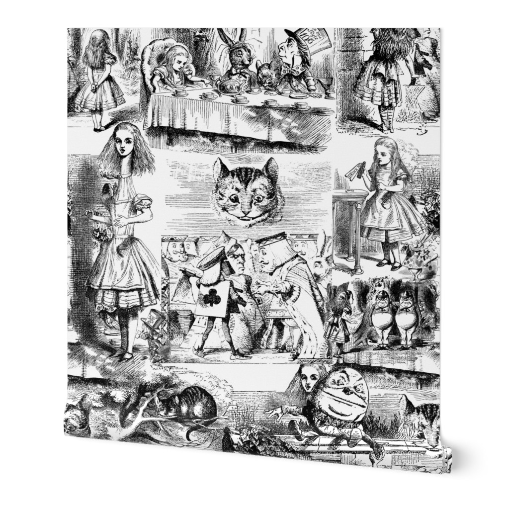 Curiouser and curiouser!  An Alice Toile ~ Small