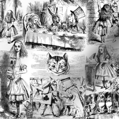 Curiouser and curiouser!  An Alice Toile ~ Small