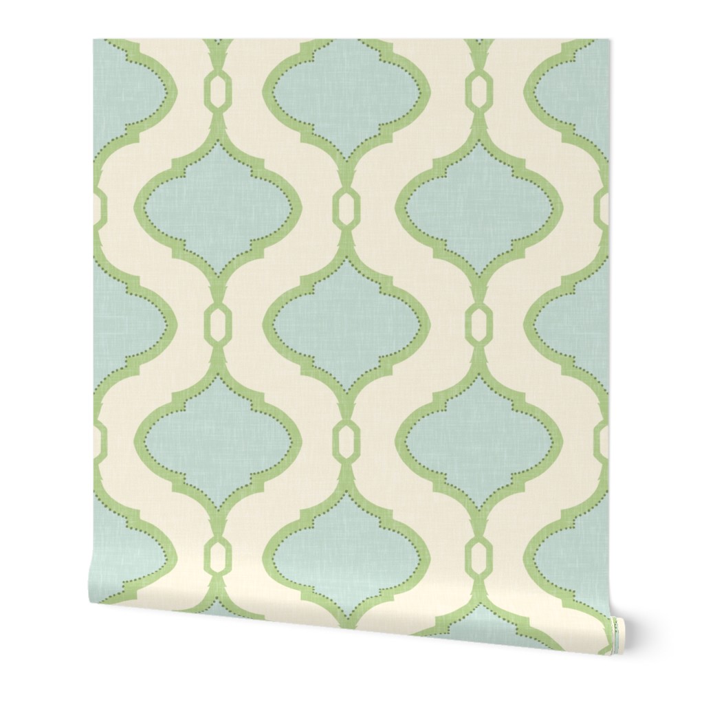 Alessandra Trellis in Blue and Green