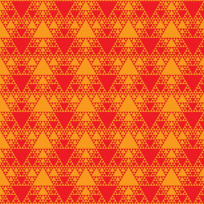 Sierpinski Triangle - Warm