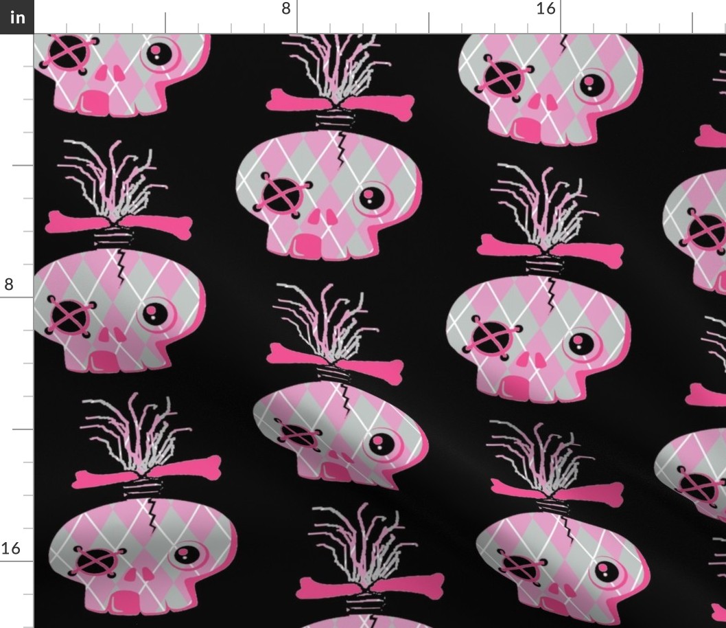 Abby Skull Pink