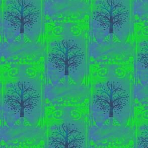 Mystic Tree-green/blue