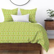 Tulip Ikat/Lime/Turquoise/White/Green