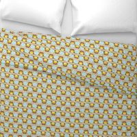 Owl Town - Whimsical Birds Tan Brown