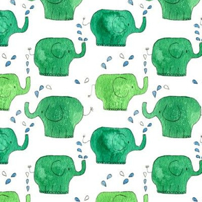 thousands of little green elephants-ed