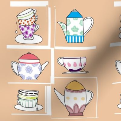 Tea Cups and Jars