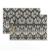 Black & Cream Tribal Ikat