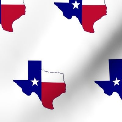 Texas Flag Map