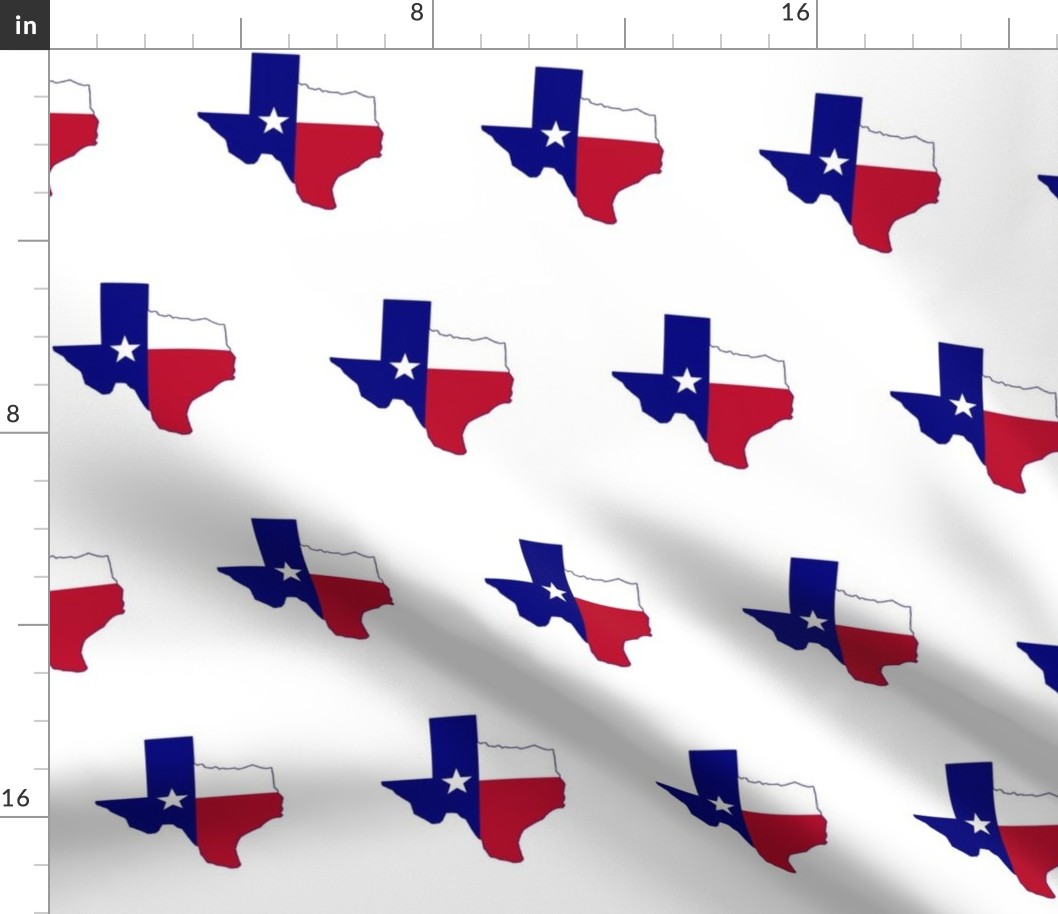 Texas Flag Map