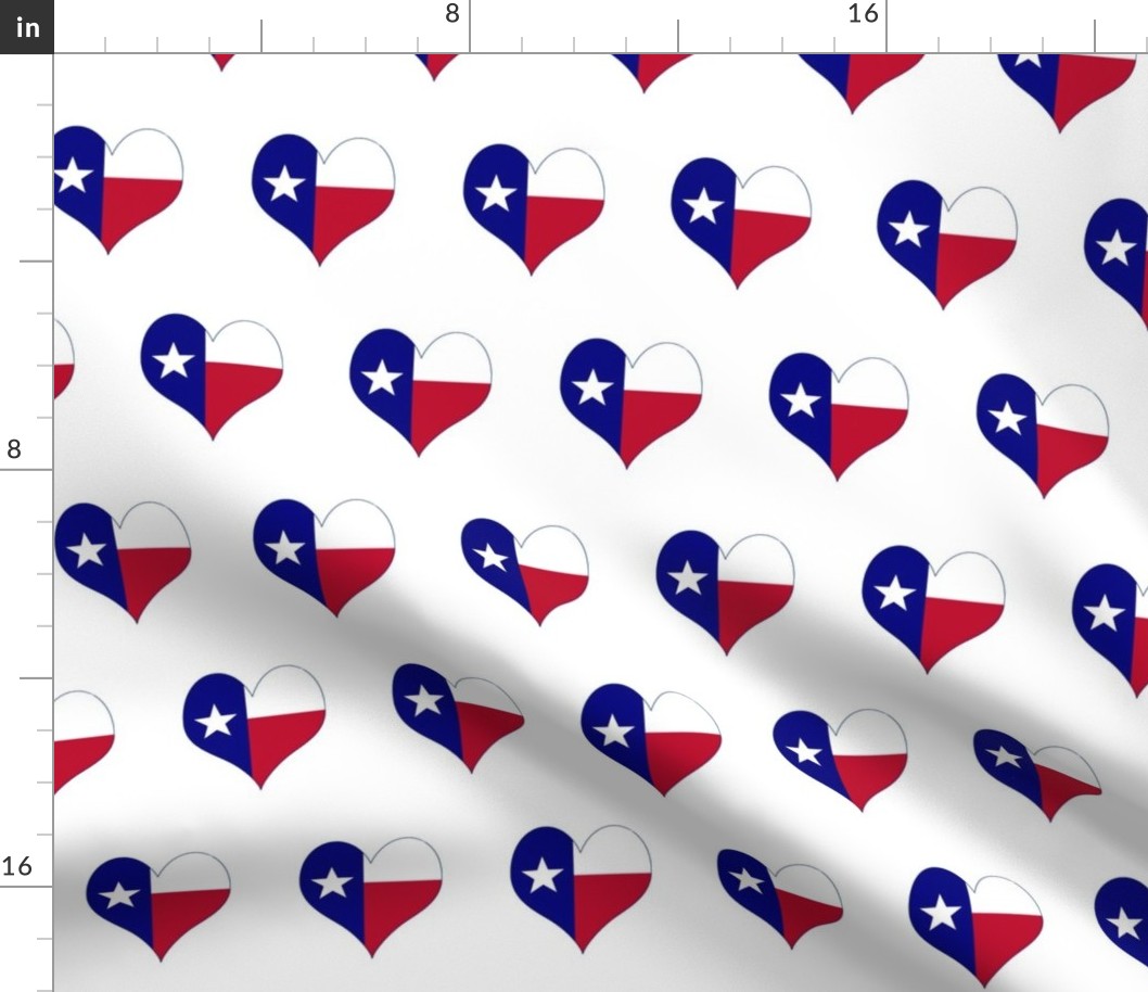 Texas Map Heart