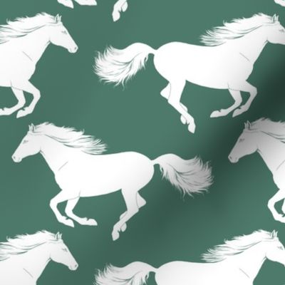 White Pony Dusty Green // standard