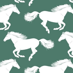 White Pony Dusty Green // standard