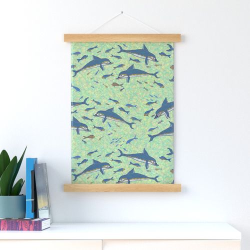 Dolphins of Akrotiri, wallpaper swatch by Su_G_©SuSchaefer