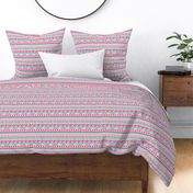 Colorful tribal aztec pink folkore