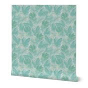 Ostrich Feather - large pale blue