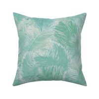 Ostrich Feather - large pale blue