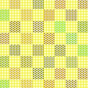 Dotty Gridded Checkerboard Ditty