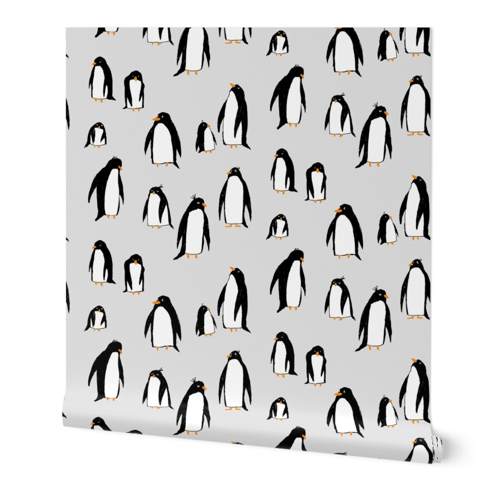 A Plethora of Penguins Gray (large)
