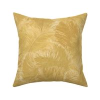 Ostrich Feather - large yellow