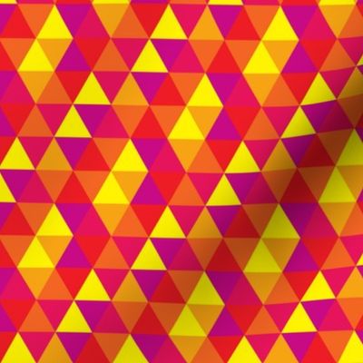 (C2) - Triangles in warm colors