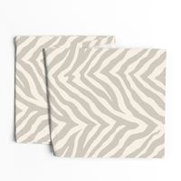 Zebra in Cashmere Gray