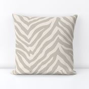 Zebra in Cashmere Gray