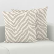 Zebra in Cashmere Gray