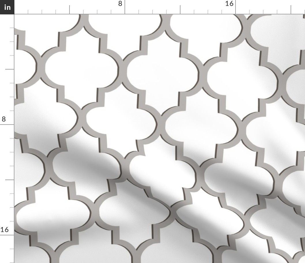 Cashmere Dimensional Quatrefoil