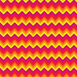 (B2)  - Chevron in warm colors