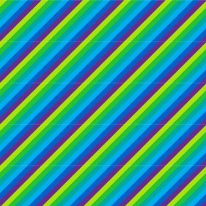 (D3) - Diagonals in cool colors