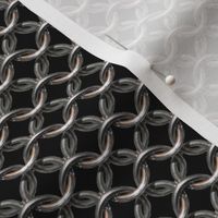 Chainmaille - (1") black background