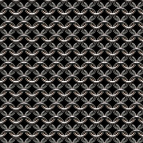Chainmaille - (1") black background