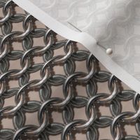 Chainmaille - (1") light natural