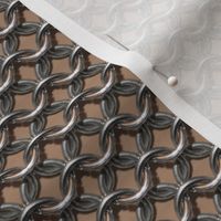 Chainmaille - (1") medium natural