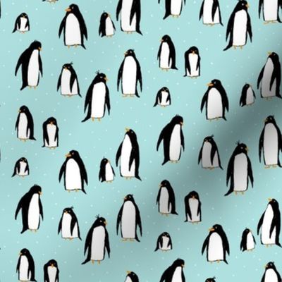 A Plethora of Penguins (small) blue