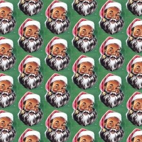 Winking Black Santa