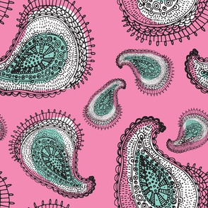 Pink Paisley