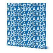 Graffiti Scribble America Blue 1