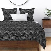 Chalk Tribal Chevron (black)