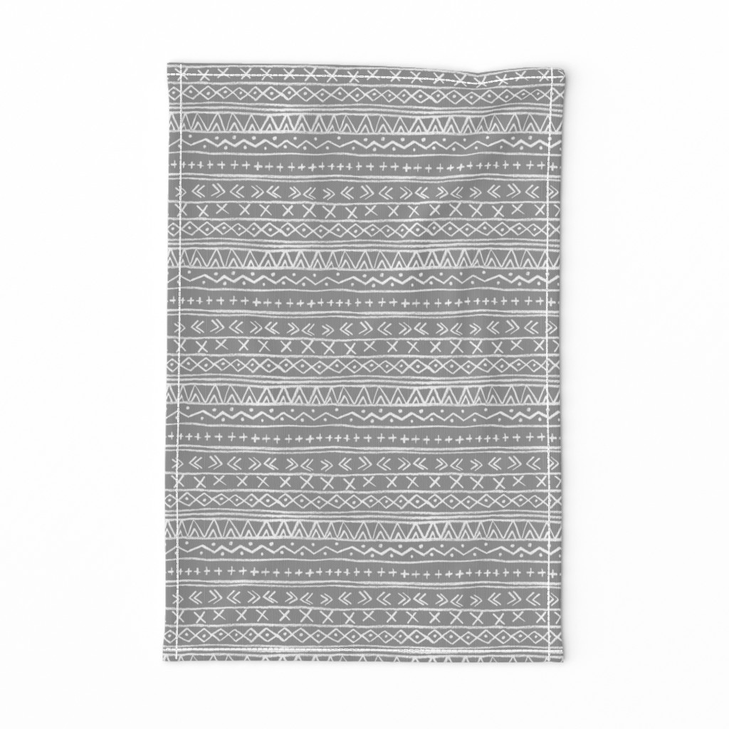 Chalk Tribal Stripe (gray)