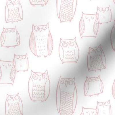 Little Night Owl white/Pink